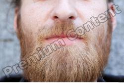 Mouth Man White Average Bearded